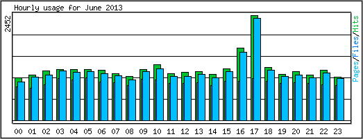 Hourly usage