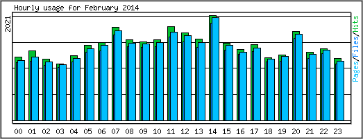 Hourly usage