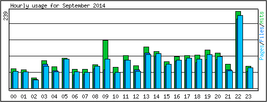 Hourly usage