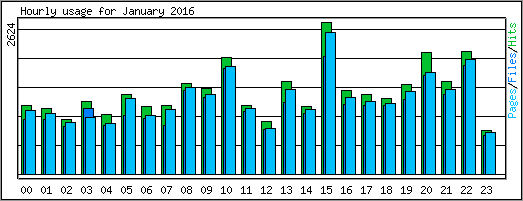 Hourly usage